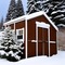 Winter Shed - kostenlos png Animiertes GIF