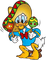 Kaz_Creations Cartoons Cartoon Donald Duck - gratis png animeret GIF