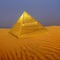 24 Carat Gold Pyramid - Free PNG Animated GIF