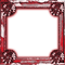 sm3 red frame border flower abstract image - gratis png animerad GIF