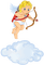 Kaz_Creations Cupid Clouds Love Valentine Valentines - Free PNG Animated GIF
