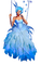 laurachan blue woman - PNG gratuit GIF animé