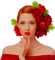 Redhead Woman - nemokama png animuotas GIF