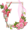 Roses frame - besplatni png animirani GIF