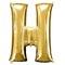 Letter H Gold Balloon - gratis png geanimeerde GIF