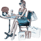 soave woman fashion paris table shopping spring - 免费PNG 动画 GIF