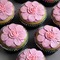 Pink Flower Cupcakes - gratis png animerad GIF