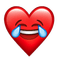 Red Heart Laughing Emoji - zdarma png animovaný GIF