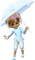 Kaz_Creations Dolls Cookie With Umbrella - Free PNG Animated GIF