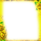 Yellow Roses Frame - By KittyKatLuv65 - gratis png geanimeerde GIF
