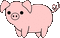 pig (created with gimp) - 無料のアニメーション GIF アニメーションGIF