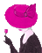 dolceluna fashion woman animated pink purple - Free animated GIF Animated GIF