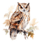 Autumn. Owl. Leila - nemokama png animuotas GIF