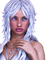 femme au cheveux bleu.Cheyenne63 - Free PNG Animated GIF