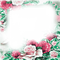 soave frame vintage flowers spring rose pink - 免费PNG 动画 GIF