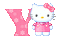 Hello Kitty Alphabet #25 (Eklablog) - Darmowy animowany GIF animowany gif