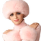 woman in fur bp - Free PNG Animated GIF