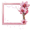 cadre fleurs - gratis png animeret GIF