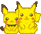 pikachu and pichu - GIF animado gratis GIF animado