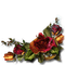 deco frame corner flowers kikkapink vintage - PNG gratuit GIF animé