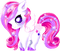 kikkapink deco scrap white pink pony purple - png gratis GIF animasi