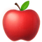 Red apple emoji - PNG gratuit GIF animé