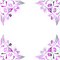 Floral-Frame-purple - PNG gratuit GIF animé