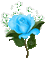 Flower blue - Δωρεάν κινούμενο GIF κινούμενο GIF