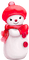 Snowman.White.Red - PNG gratuit GIF animé