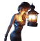 woman with lantern bp - PNG gratuit GIF animé