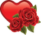 Kaz_Creations Deco Heart Love Hearts Flowers - png gratis GIF animado