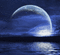 moon water animated background - GIF animé gratuit GIF animé