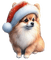 Kerst hond - png gratis GIF animasi