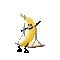 Banana Swinging - Nemokamas animacinis gif animuotas GIF