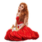 woman in red  by nataliplus - PNG gratuit GIF animé