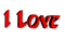 Kaz_Creations Deco Text I Love  Colours - PNG gratuit GIF animé