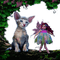 fairy and cat by nataliplus - bezmaksas png animēts GIF