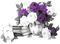 soave deco vintage flowers rose vase book purple - kostenlos png Animiertes GIF