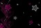 Stars on black background - gratis png geanimeerde GIF