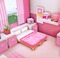 pink Minecraft room - png grátis Gif Animado