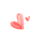 red tiny hearts - zadarmo png animovaný GIF