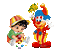 clown - GIF animado gratis GIF animado