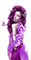 Woman.Purple - By KittyKatLuv65 - Free PNG Animated GIF