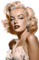 Marilyn Monroe Art - zadarmo png animovaný GIF