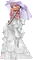 bimbo en blanc avec  parapluie - Darmowy animowany GIF animowany gif