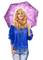 Kaz_Creations Woman Femme Colours Colour-Girls Umbrella - zadarmo png animovaný GIF