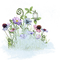 fleur violette.Cheyenne63 - ingyenes png animált GIF