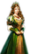 Rena green Medieval Princess Vintage Prinzessin