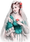 soave woman vintage victorian pink teal - 無料png アニメーションGIF