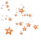 Stars Orange - PNG gratuit GIF animé